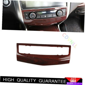 Dashboard Cover ���Y�A���e�B�}�e�B�[�i13-2018�E�b�h�O���C���Z���g�����R���\�[��AC�X�C�b�`�p�l���g���� For Nissan Altima Teana 13-2018 Wood Grain Central Console AC Switch Panel Trim�y���s�A���i�z