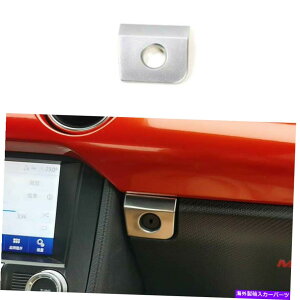 Dashboard Cover Vo[`^_bV{[hRsbgnhtH[h}X^ÕgJo[2015-2022 Silver Titanium Dashboard Copilot Handle Trim Cover For Ford Mustang 2015-2022