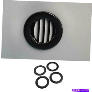 Dashboard Cover J[{t@Co[obNEGAAEgbgxgJo[gtH[hGbW2015-2021p4PCS Carbon Fiber Back Row Air Outlet Vent Cover Trim 4PCS For Ford Edge 2015-2021