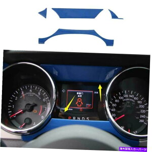 Dashboard Cover �y�C���g�u���[�_�b�V���{�[�h�p�l���t���[���J�o�[�g����4PCS�t�H�[�h�}�X�^���O2015-2022�ɓK���Ă��܂� Paint Blue Dashboard Panel Frame Cover Trim 4PCS Fit For Ford Mustang 2015-2022�y���s�A���i