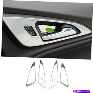 Dashboard Cover �V�{���[�}���u2016-2021�V���o�[�X�`�[���C���i�[�h�A�n���h���J�o�[�g����4PCS For Chevrolet Malibu 2016-2021 Silver Steel Inner Door Handle Cover Trim 4PCS�y���s�A���i�z