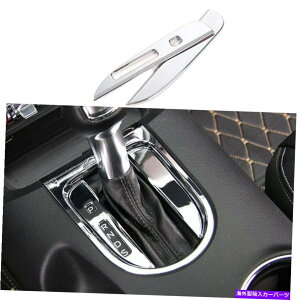 Dashboard Cover Ford Mustang 2015-2022�p��Chrome Center Console�M�A�V�t�g�p�l���J�o�[�g����2PC Chrome Center Console Gear Shift Panel Cover Trim 2pc For Ford Mustang 2015-2022�y���s�A���i�z