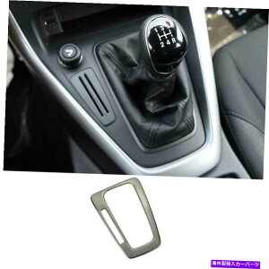 Dashboard Cover �t�H�[�h�t�H�[�J�X2015-18�`�^���C���i�[�M�A�V�t�g�p�l���̑����J�o�[�u���b�NZ For Ford Focus 2015-18 Titanium Inner Gear Shift Panel Decoration Cover Black Z�y���s�A���i�z