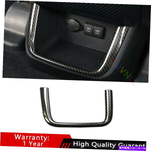 Dashboard Cover �g���^�n�C�����_�[2014-19�J�[�{���t�@�C�o�[���AUSB�A�E�g���b�g�x���g�J�o�[�X�g���b�v�g�����p For Toyota Highlander 2014-19 Carbon Fiber Rear USB Outlet Vent Cover Strip Trim�y���s�A���i�z