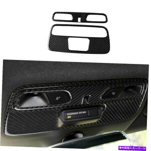 Dashboard Cover V{[J}̂߂̖{̃J[{t@Co[tg[fBOCgJo[g2016-2021 Real Carbon Fiber Front Reading Light Cover Trim For Chevrolet Camaro 2016-2021