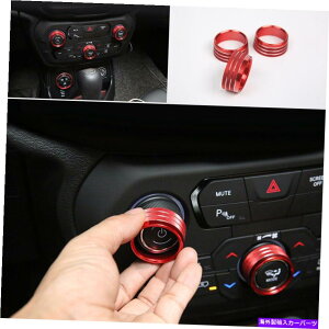 Dashboard Cover Jeep Renegade 2018-2020 Red Central Console AC�X�C�b�`�m�u�����O�J�o�[�ɓK���Ă��܂� Fit For Jeep Renegade 2018-2020 Red Central Console AC Switch Knob Ring Cover�y���s�A���i�z