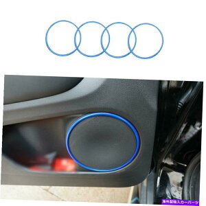 Dashboard Cover Honda HR-V HRV 2016-2021 Blue ABSCi[hAXs[J[OJo[g4PCɓKĂ܂ Fit For Honda HR-V HRV 2016-2021 Blue ABS Inner Door Speaker Ring Cover Trim 4pc