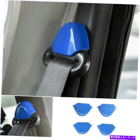 Dashboard Cover ジープラングラーTJ 97-2006の青いシートセーフティベルトバックルカバートリムアクセサリー Blue Seat Safety Belt Buckle Cover Trim Accessories For Jeep Wrangler TJ 97-2006