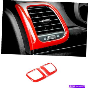 Dashboard Cover _bV{[hLRGAAEgbgxgJo[W[vOh`FL[2011-2020bh̃g Dashboard L&R Air Outlet Vent Cover Trim For Jeep Grand Cherokee 2011-2020 Red