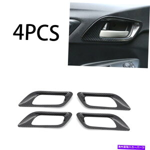 Dashboard Cover �z���_�t�B�b�g�W���Y2014-2020�J�[�{���t�@�C�o�[�C���e���A�h�A�n���h���J�o�[�g����4PCS For Honda Fit Jazz 2014-2020 carbon fiber interior door handle cover trim 4pcs�y���s�A���i�z