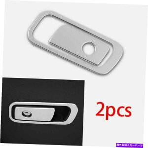 Dashboard Cover Cadillac ct5 2019-2020�p�̕����c�w���[�{�b�N�X�n���h���J�o�[�g�����V���o�[�X�`�[�� Co-Pilot Storage Box Handle Cover Trim Silver Steel For Cadillac CT5 2019-2020�y���s�A���i�z