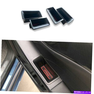 Dashboard Cover ubNABSR\[Xg[W{bNXJo[g4PCStH[hGXP[vNK2020-2021 Black ABS Console Storage Box Cover Trim 4PCS Fit For Ford Escape Kuga 2020-2021