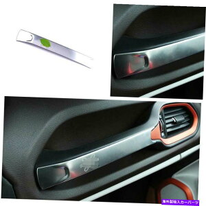 Dashboard Cover Rs[pCbg_bV{[hXgbvJo[W[vlQ[h2015-2020ɃtBbgVo[X`[ Co-Pilot Dashboard Strip Cover Trim Silver Steel Fit For Jeep Renegade 2015-2020