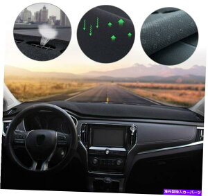 Dashboard Cover �W�[�v�R���p�X�Ƀt�B�b�g����_�b�V���}�b�g17-20�_�b�V���{�[�h�J�o�[�T���V�[���h�v���e�N�^�[�A�u���b�N Dash Mat fit for Jeep Compass 17-20 Dashboard Cover Sunshield Protector�CBlack�y���s