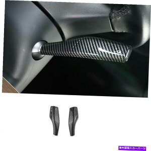 Dashboard Cover eXf3 2017-2021J[{t@Co[Cp[MAVtgo[Jo[g2PCS For Tesla Model 3 2017-2021 Carbon Fiber Wiper Gear Shift Lever Cover Trim 2pcs