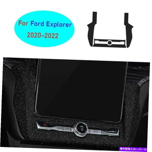 Dashboard Cover �t�H�[�h�G�N�X�v���[���[2020-22�O���b�^�[�u���b�N�Z���g�����R���\�[��AC�X�C�b�`�p�l���J�o�[3x For Ford Explorer 2020-22 Glitter Black Central Console AC Switch Panel Cover 3X�y���s�A���i�z