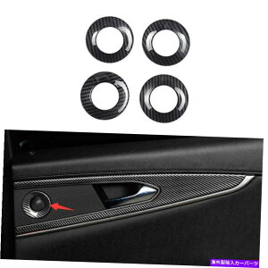 Dashboard Cover �����J�[���m�[�`���XMKX 2015-21�J�[�{���t�@�C�o�[�h�A�X�s�[�J�[�x�[�������O�J�o�[�g�����p For Lincoln Nautilus MKX 2015-21 Carbon Fiber Door Speaker Bezel Ring Cover Trim�y���s�A���i�z