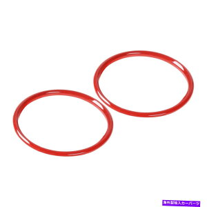 Dashboard Cover Ford Mustang 2015+ 2PCS Red Dashboard Decorative Ring Cover Trim New�ɓK������ Fit for Ford Mustang 2015+ 2PCS Red Dashboard Decorative Ring Cover Trim New