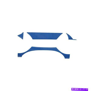 Dashboard Cover Ford Mustang 2015-2021�y�C���g�u���[�_�b�V���{�[�h�t���[���̑����J�o�[�g����4PCS�ɓK���Ă��܂� Fit For Ford Mustang 2015-2021 Paint Blue Dashboard Frame Decor Cover Trim 4PCS�y���s�A���i�z