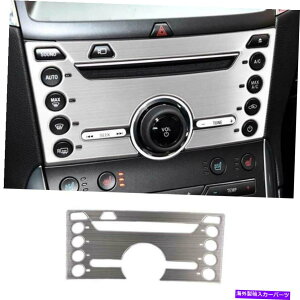 Dashboard Cover �t�H�[�h�G�b�W2015-2018�V���o�[�`�^���R���\�[���{�����[���X�C�b�`�{�^���p�l���J�o�[�p For Ford Edge 2015-2018 Silver Titanium Console Volume Switch Button Panel Cover�y���s�A���i�z