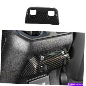 Dashboard Cover W[vO[JL 2018-2021J[{t@Co[̃AEBhEXCb`یJo[ Rear Window Switch Protection Cover For Jeep Wrangler JL 2018-2021 Carbon Fiber