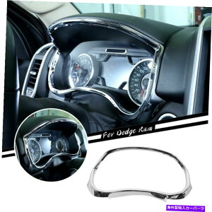 TVF[h Dodge Ram 1500 2018+̃NR\[_bV{[hplJo[gt[ Chrome Console Dashboard Panel Cover Trim Decor Frame For Dodge Ram 1500 2018+