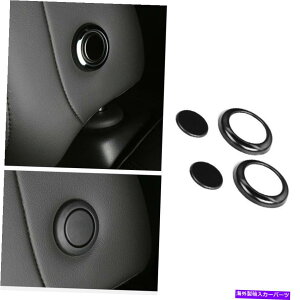 TVF[h V[gwbhXg{^OJo[gLfbNCT6 2016-20ɍ킹č`^tBbg Seat Headrest Button Ring Cover Trim Black Titanium Fit For Cadillac CT6 2016-20