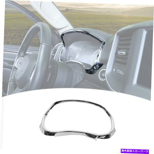 TVF[h NJ[R\[_bV{[ht[Jo[_bWRAM 1500 18+ANZT[̃g Chrome Car Console Dashboard Frame Cover Trim For Dodge Ram 1500 18+ Accessories