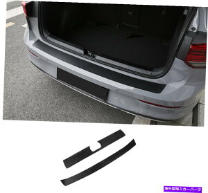 �T���V�F�[�h VW�S���tGTI R MK8 2022 2023�J�[�{���t�@�C�o�[���U�[�g�����N�h�A�V���v���[�g�J�o�[�p For VW Golf GTI R MK8 2022 2023 Carbon Fiber Leather Trunk Door Sill Plate Cover�y���s�A���i�z