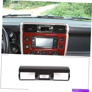 �T���V�F�[�h ABS�J�[�{���_�b�V���{�[�h�R���\�[���G�A�x���g�J�o�[�g����*YOTA FJ�N���[�U�[07-21 ABS Carbon Dashboard Console Air Vent Cover Trim For To*yota FJ Cruiser 07-21�y���s�A���i�z