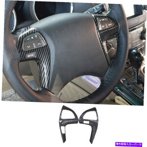 TVF[h g^nC_[2009-2014 ABSJ[{t@Co[XeAOzC[t[Jo[g For Toyota Highlander 2009-2014 ABS Carbon Fiber Steering Wheel Frame Cover Trim