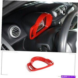 TVF[h ZfXxcX}[g2005-2019̃bhAuR\[_bV{[hplt[Jo[ Red ABS Console Dashboard Panel Frame Cover For Mercedes Benz Smart 2005-2019