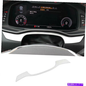 TVF[h AEfBA6 A7 2019-2022Vo[`^CXggplt[Jo[g1PCS For Audi A6 A7 2019-2022 Silver Titanium Instrument Panel Frame Cover Trim 1PCS