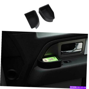 TVF[h Ford F150 F150 F-150 Raptor 2009-2014ʌփXg[W{bNXJo[g1PC For Ford F150 F-150 Raptor 2009-2014 Black Front Door Storage Box Cover Trim 1pc