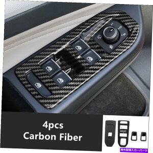 TVF[h VWStGTI R MK8 2022 2023J[{t@Co[hAEBhEXCb`tgplJo[p For VW Golf GTI R MK8 2022 2023 Carbon Fiber Door Window Switch Lift Panel Cover