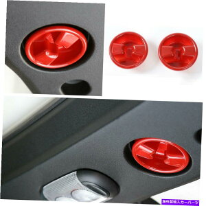 �T���V�F�[�h Jeep Wrangler JK 2007 2008-2010 ABS���b�h�J�[���[�t�m�u�J�o�[�f�R���[�V�����g���� For Jeep Wrangler Jk 2007 2008-2010 ABS Red Car Roof Knob Cover Decoration Trim�y���s�A���i�z