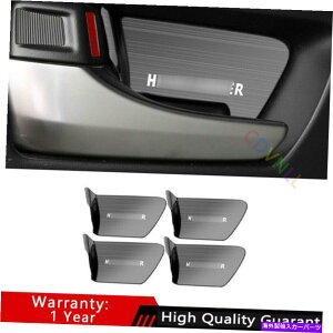 TVF[h g^nC_[2014-2019ubN`^Ci[hA{EXebJ[g4PCS For Toyota Highlander 2014-2019 Black Titanium Inner Door Bowl Sticker Trim 4PCS