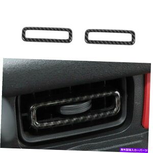 TVF[h 2019-21XYLJimny LHD ABSJ[{t@Co[~hGAAEgbgxgJo[g For 2019-21 Suzuki Jimny LHD ABS Carbon Fiber Middle Air Outlet Vent Cover Trim