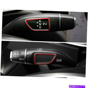 �T���V�F�[�h �e�X�����f��X S S 2012-21���C�p�[�M�A�V�t�g�t���[���J�o�[�g�����A���~�j�E�����b�hn For Tesla Model X S 2012-21 Wiper Gear Shift Frame Cover Trim Aluminum Red N
