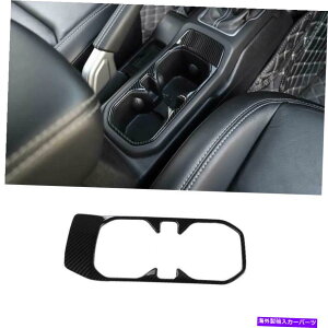 TVF[h W[vO[JL 2018-2021J[{t@Co[~hR\[KXJo[ For Jeep Wrangler JL 2018-2021 Carbon Fiber Middle Console Drinking Glass Cover
