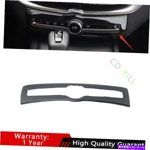 TVF[h {{XC60 2018-2021ubN`^J[R\[{[XCb`plgɓK܂ Fit For Volvo XC60 2018-2021 Black Titanium Car Console Volume Switch Panel Trim