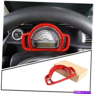 TVF[h ZfXxcX}[g2005-2019̃bhAu_bV{[hplt[Jo[g Red ABS Dashboard Panel Frame Cover Trim For Mercedes Benz Smart 2005-2019