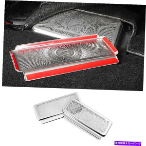 TVF[h eXf3 2017-2022̃xgGAAEgbgJo[g̉̃Vo[X`[V[g Silver Steel Seat Below Vent Air Outlet Cover Trim For Tesla Model 3 2017-2022