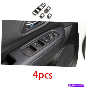 TVF[h 2016-2022z_HR-Vx[̖ؐtgplXCb`Jo[fR Wood Grain Window Lift Panel Switch Cover Decor For 2016-2022 Honda HR-V Vezel