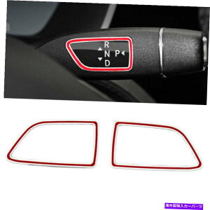TVF[h eXfX S S 2012-21Cp[MAVtgt[Jo[gA~jEF For Tesla Model X S 2012-21 Wiper Gear Shift Frame Cover Trim Aluminum Red F