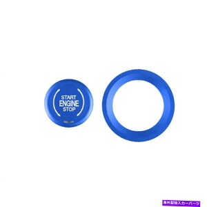 �T���V�F�[�h �u���[�A���~�j�E���X�^�[�g�{�^���C�O�j�b�V�����X�C�b�`�J�o�[�r���C�b�Nenvision s 20-21�̃J�o�[�g���� Blue Aluminum Start Button Ignition Switch Cover Trim For Buick Envision S 20-21