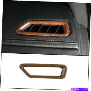 TVF[h LfbNXT4p̉F̖ؐ18-2022_bV{[hGAAEgbgxgJo[g Yellow Wood Grain For Cadillac XT4 18-2022 Dashboard Air Outlet Vent Cover Trim