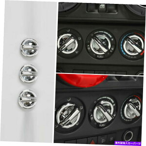 TVF[h Jeep Wrangler JK 2007-2009 2010 ABS Chrome Console ACXCb`muJo[ɓKĂ܂ Fit For Jeep Wrangler Jk 2007-2009 2010 ABS Chrome Console AC Switch Knob Cover