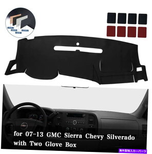 TVF[h 07-13V{[Vo[h/GMCVGsbNAbvp̍_bV{[hpbh_bVJo[}bg Black Dashboard Pad Dash Cover Mat For 07-13 Chevy Silverado/GMC Sierra Pickup