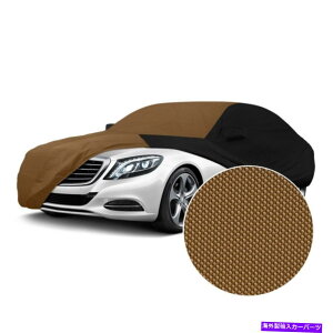 J[Jo[ AEfBA4 quattro 08-16Xg[v[t^JX^J[Jo[WubNTCh For Audi A4 Quattro 08-16 Stormproof Tan Custom Car Cover w Black Sides